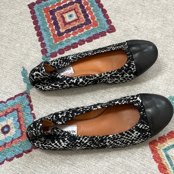 Lanvin Shoes - Lanvin Tweed Ballet Flats